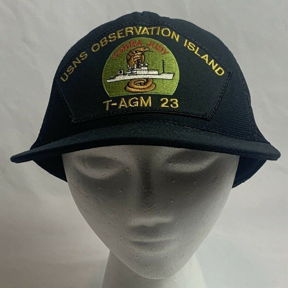 US NAVY USNS Observation Island Cobra Judy T-AGM-23 Northstar Cap Hat